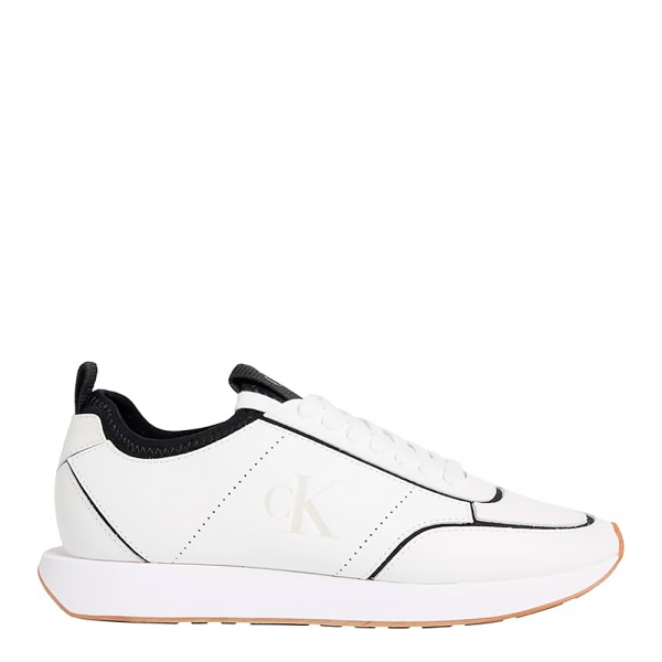 Calvin Klein CHAUSSURE CUSSON DE CHAUSSETTE DE COURSE RTRO - 40 Blanc- Ref 84 €